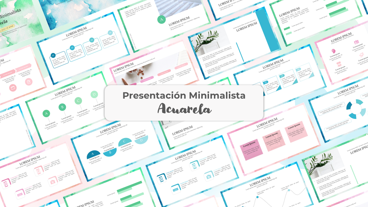 Plantilla PowerPoint Acuarela Pack - Aplus Class